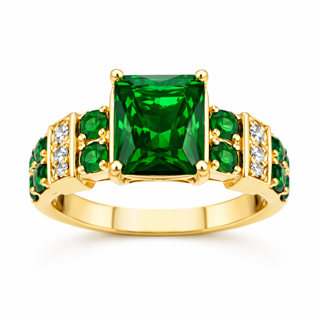 Exquisite Emerald | Ring i guld