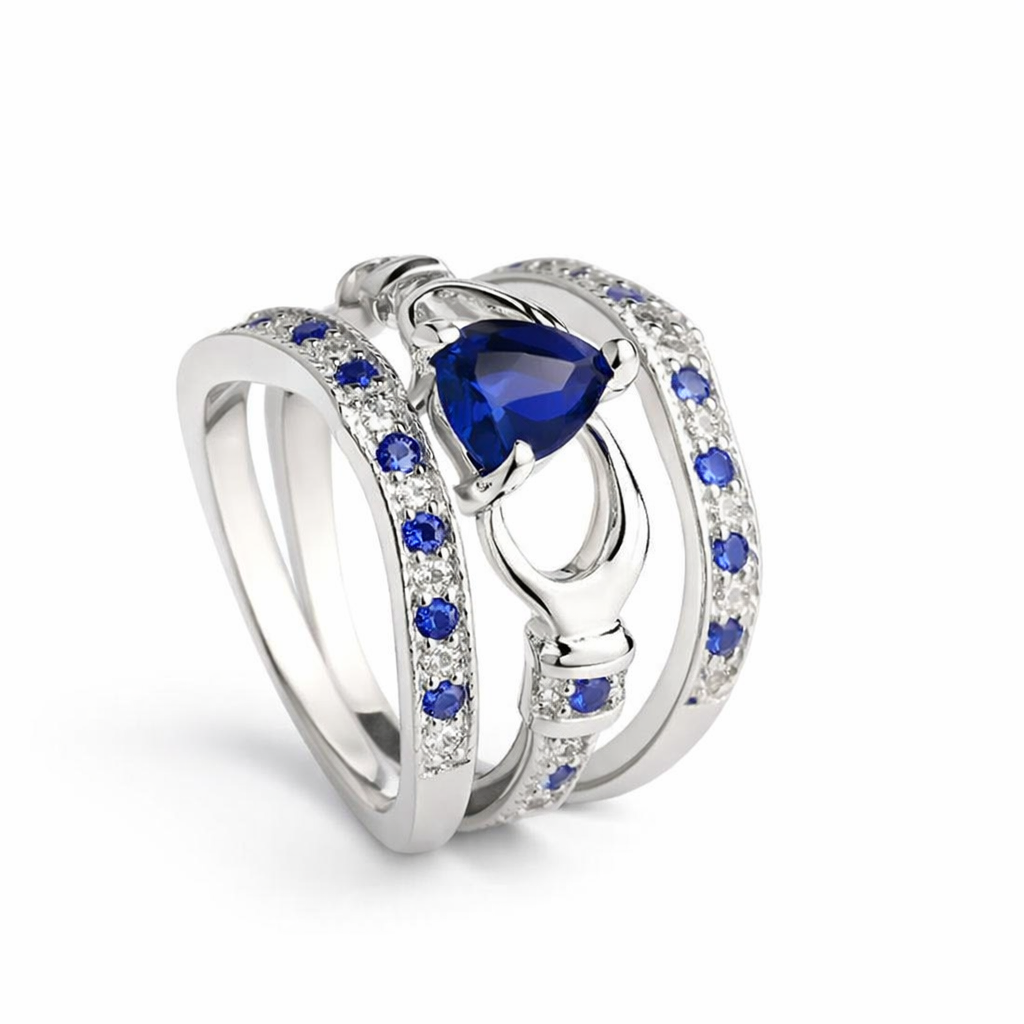 Eternal Lux Azura | Ringsæt i hvidguld