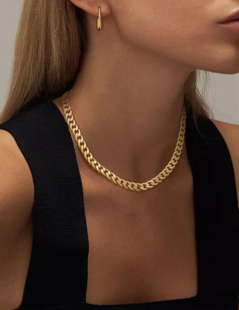 Collier chaîne cubaine épaisse