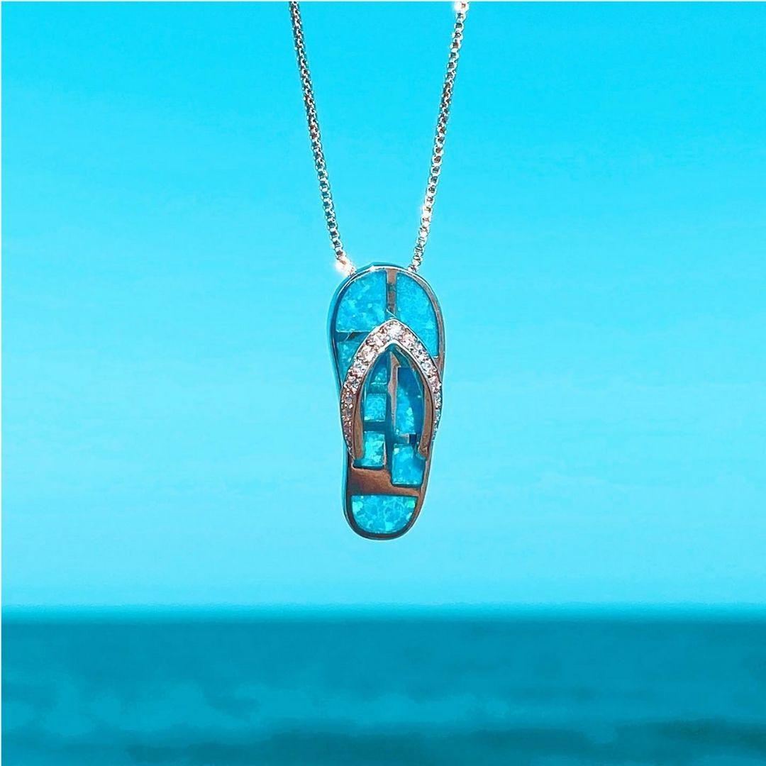 Collier Tong en opale et argent