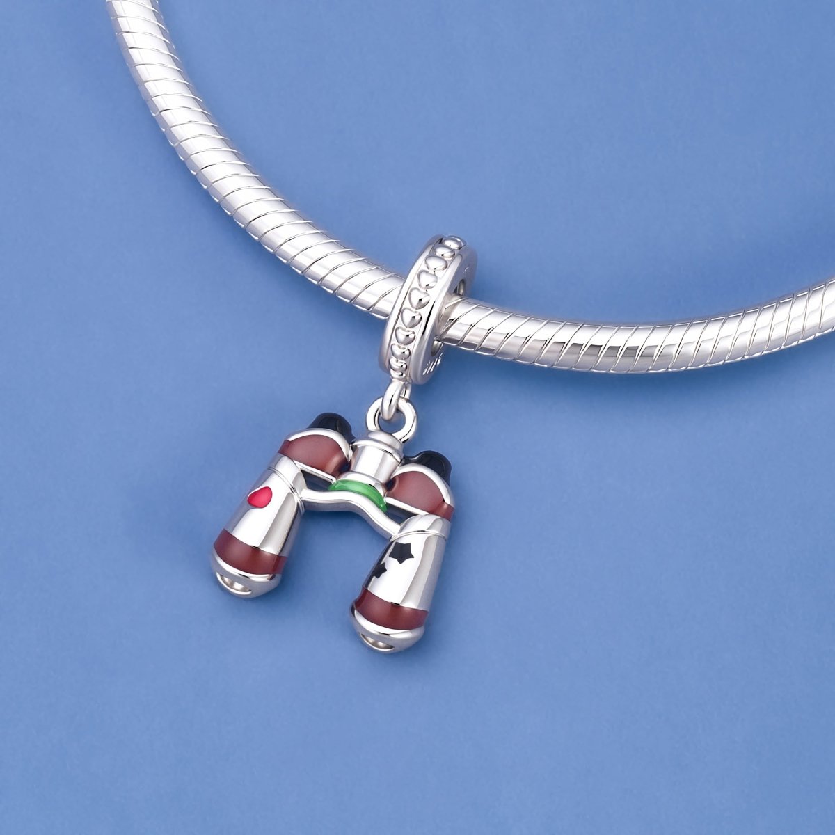 Charm Pendant Jumelles d'Aventure