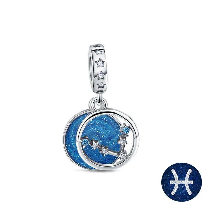 Charms Constellation Zodiaque Galaxie Bleue