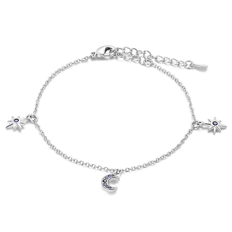 Bracelet Croissant de Lune et Étoile
