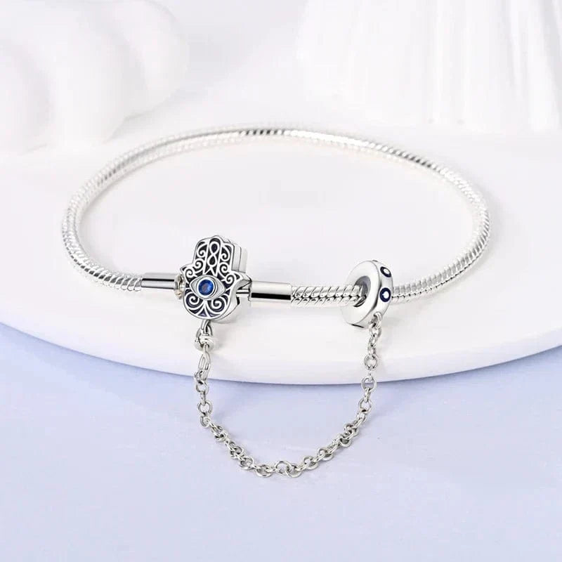 Bracelet Main de Fatma avec Charm Œil Protecteur