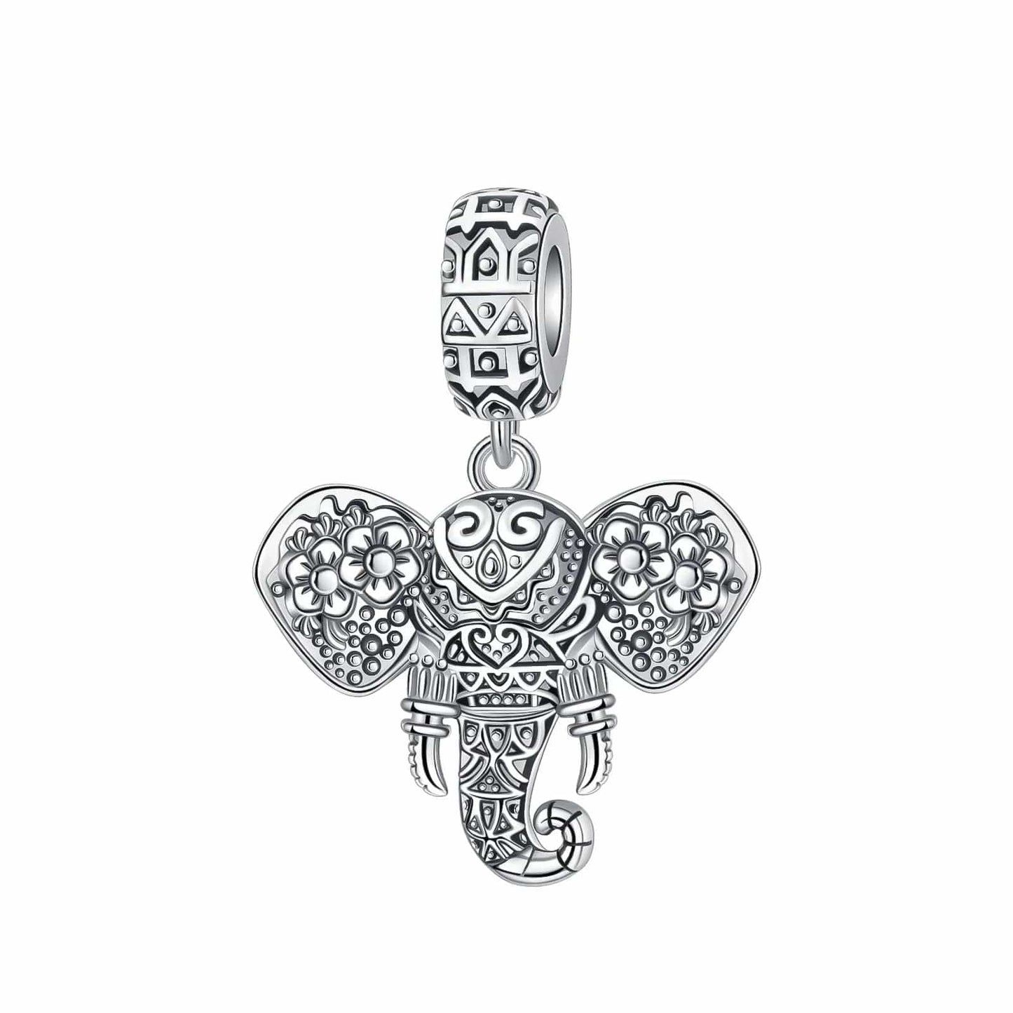 Charm Pendant Éléphant Porte-Bonheur