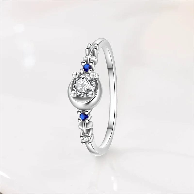 Bague Lune et Étoile