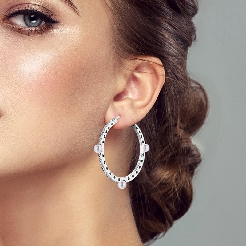 Créoles Ornées de Perles