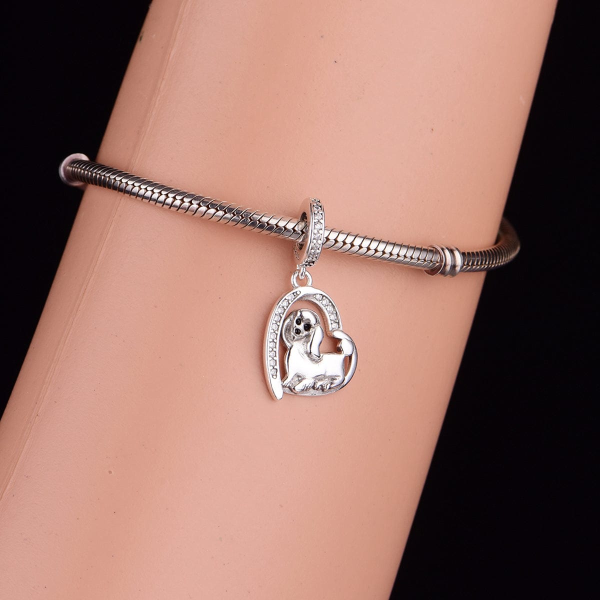 Charm Cœur Chiot Caniche