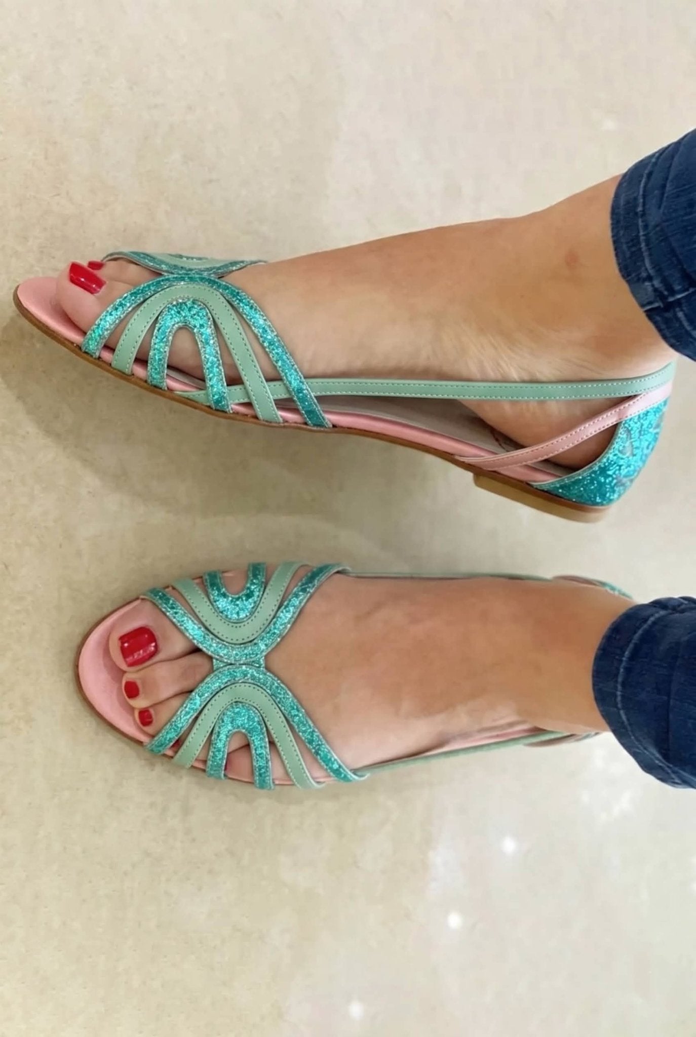 Eleonora | Gyldne sandaler