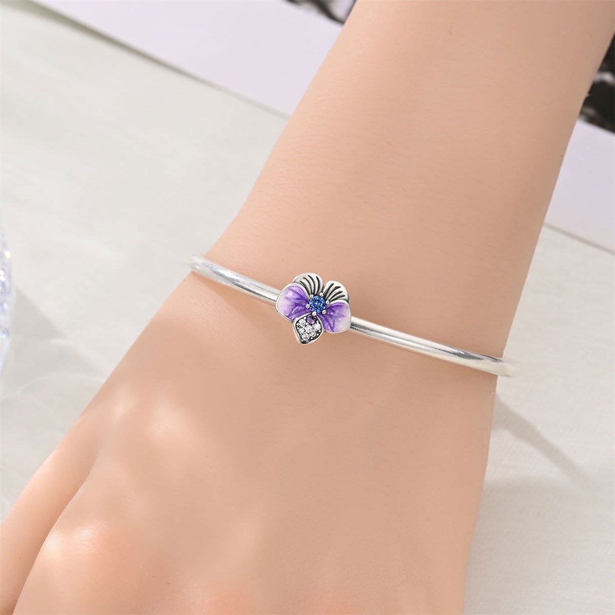 Charm Fleur Orchidée Violette