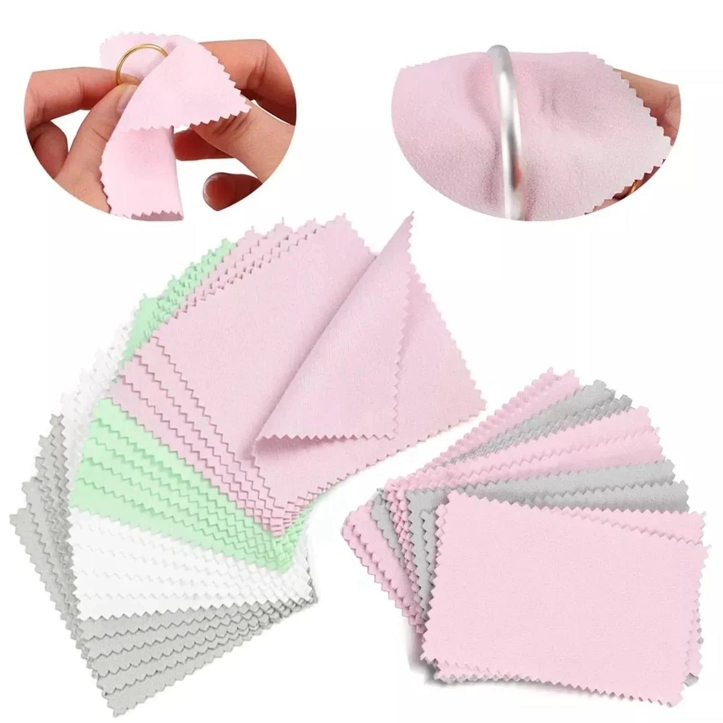 Lingettes nettoyantes premium pour bijoux Claire