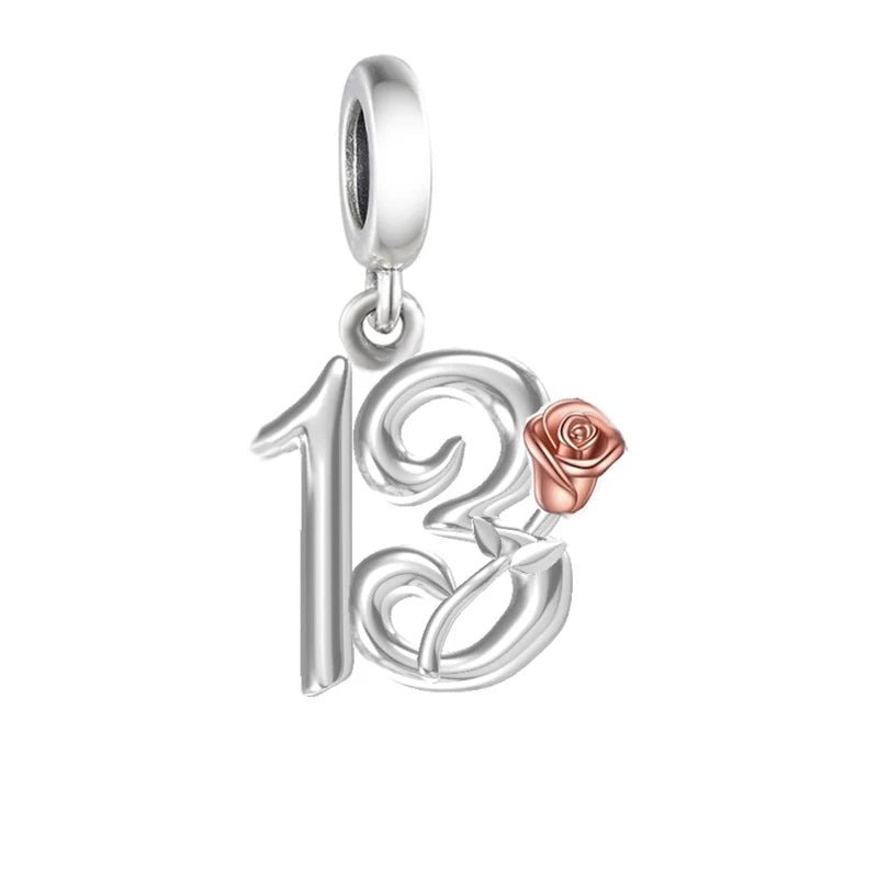 Charm Pendant Célébration 13 Ans