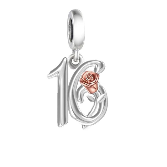 Charm Pendant Célébration 16 Ans