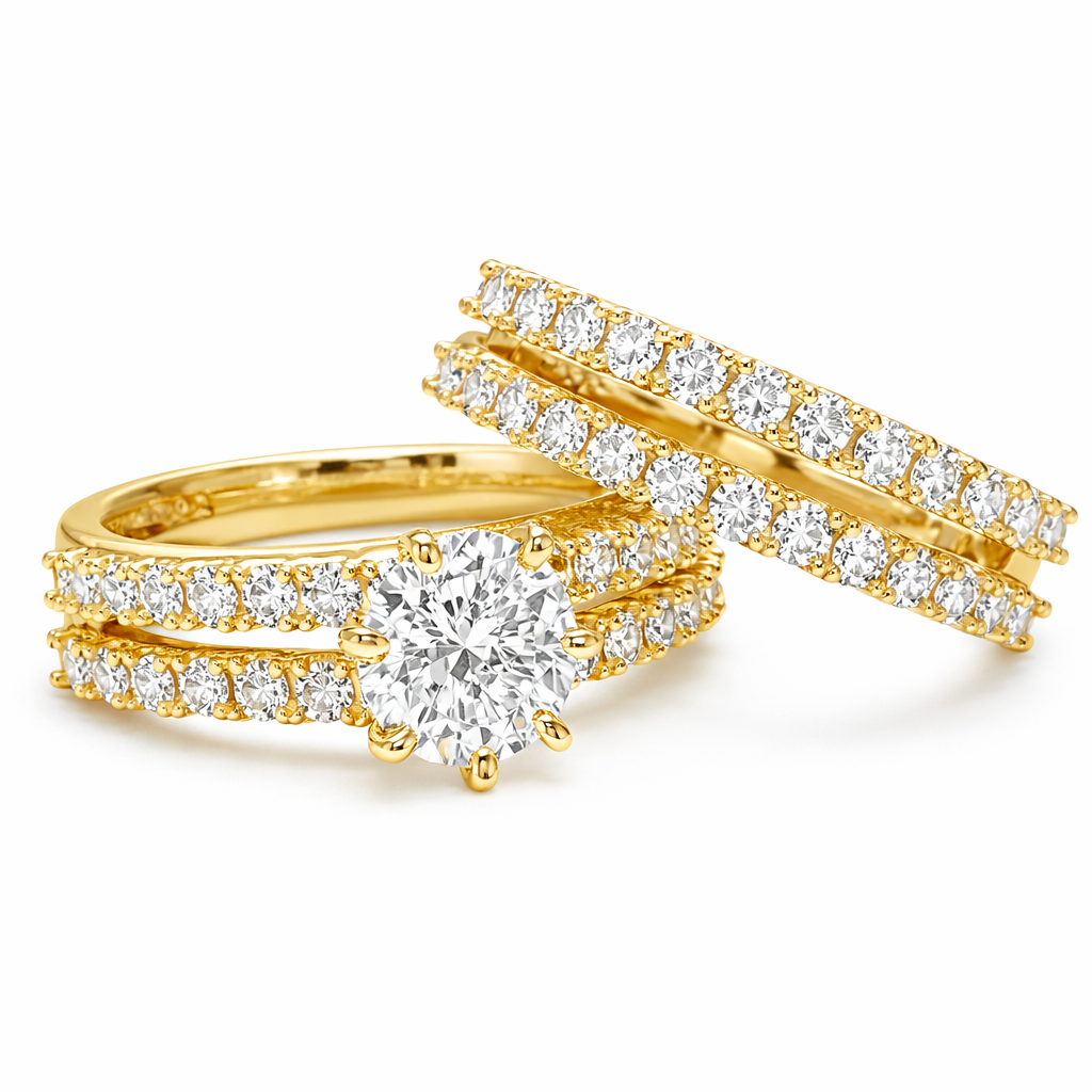 Eternal Radiance | Ringsæt i guld
