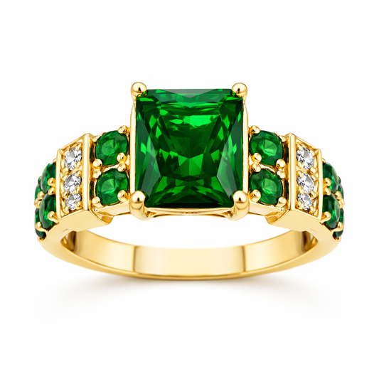 Exquisite Emerald | Ring i guld