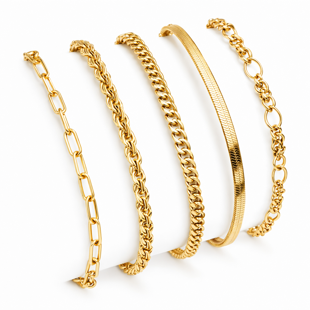 Ellis Renner | Armbåndssæt i guld