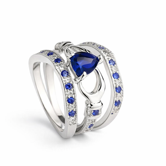 Eternal Lux Azura | Ringsæt i hvidguld