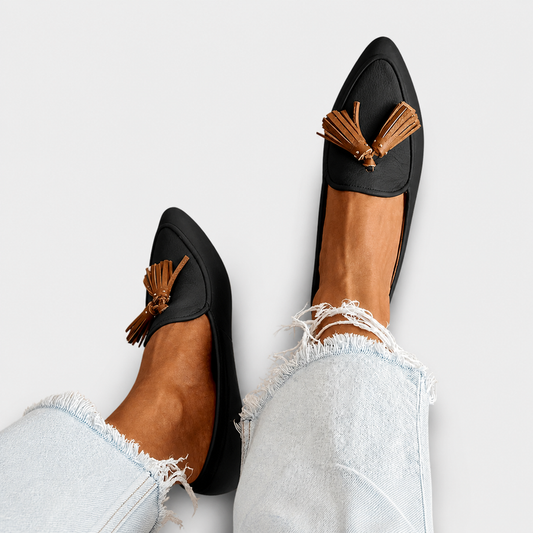 Vesperia | Moderne loafers med frynser