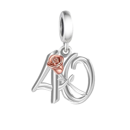 Charm Pendant Célébration 40 Ans