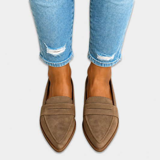 Nadia™ | Loafers i ruskind