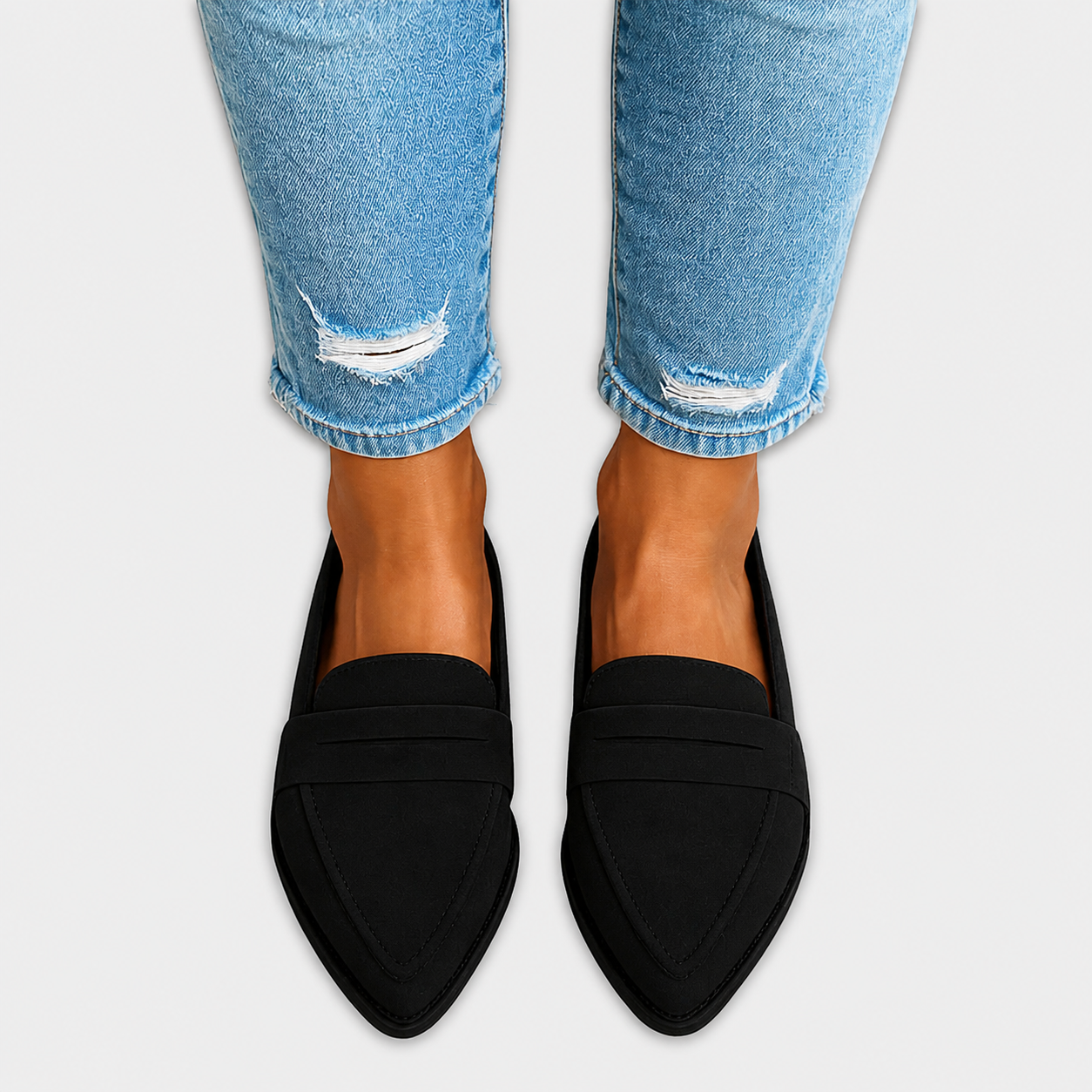 Nadia™ | Loafers i ruskind