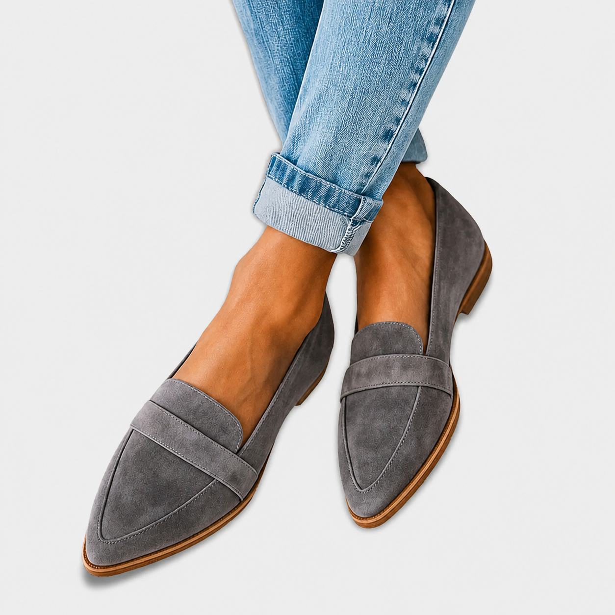 Nadia™ | Loafers i ruskind