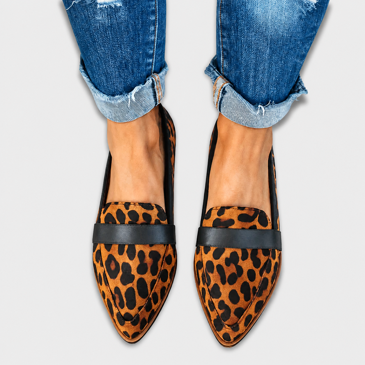 Nadia™ | Loafers i ruskind