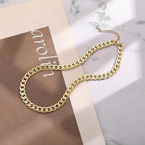 Collier chaîne cubaine épaisse