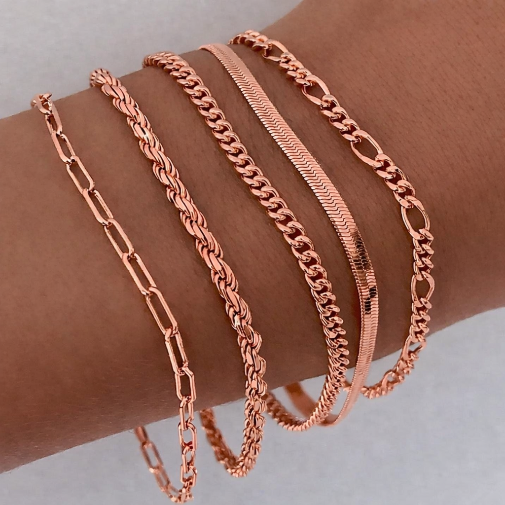 Ellis Renner | Armbåndssæt i guld
