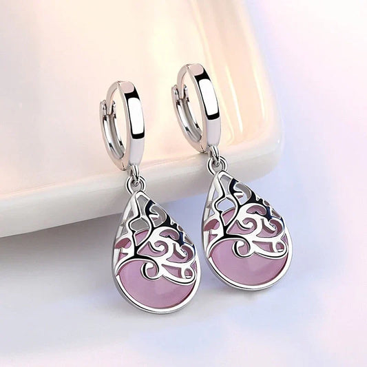 Boucles d'oreilles Arbre de Vie en argent