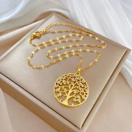 Collier Racines de Vie en Or