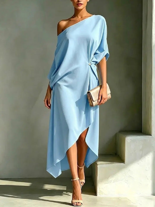 Camila – Elegant asymmetrisk kjole