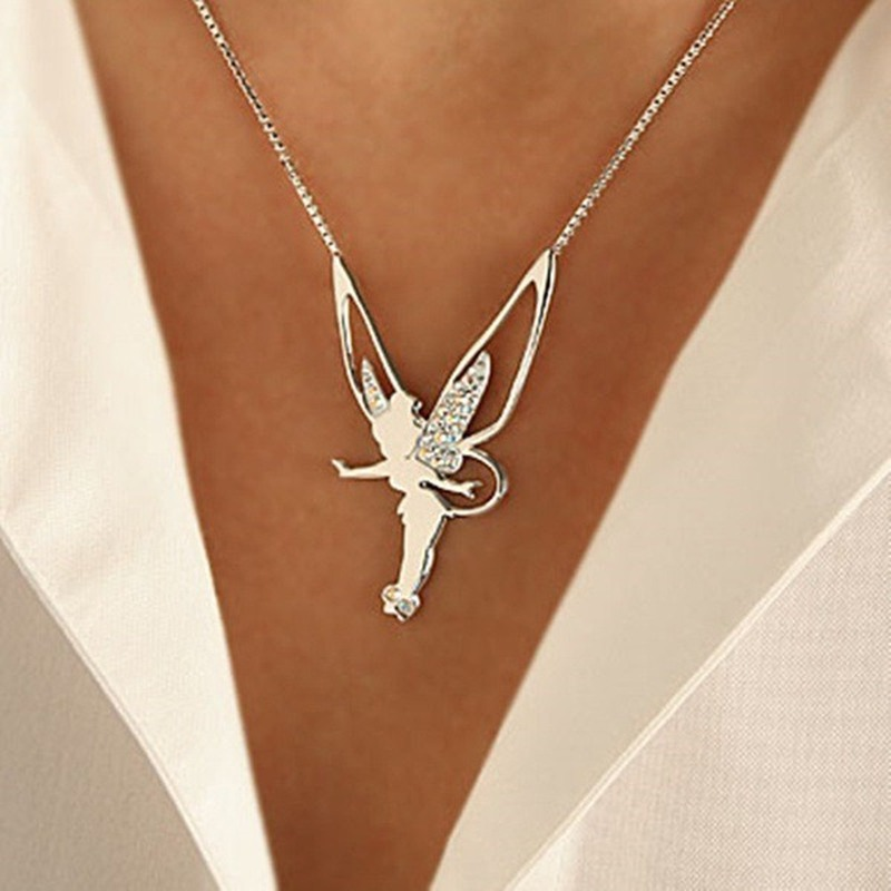 Collier Fée en Or et Argent