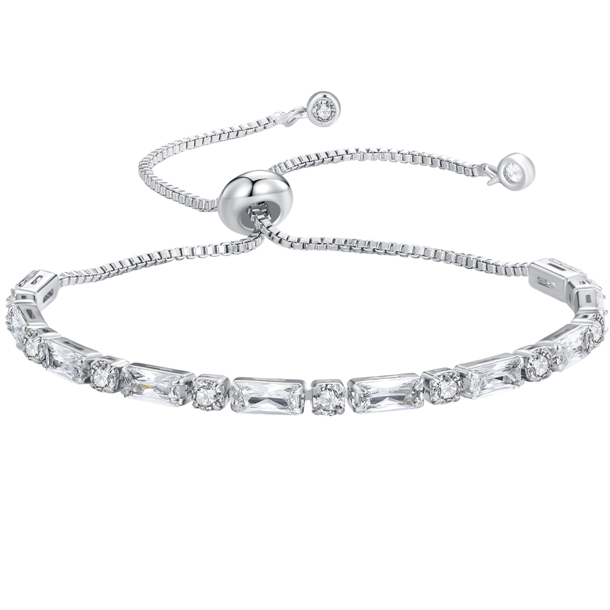 Bracelet Réglable en Cristal Taille Mixte