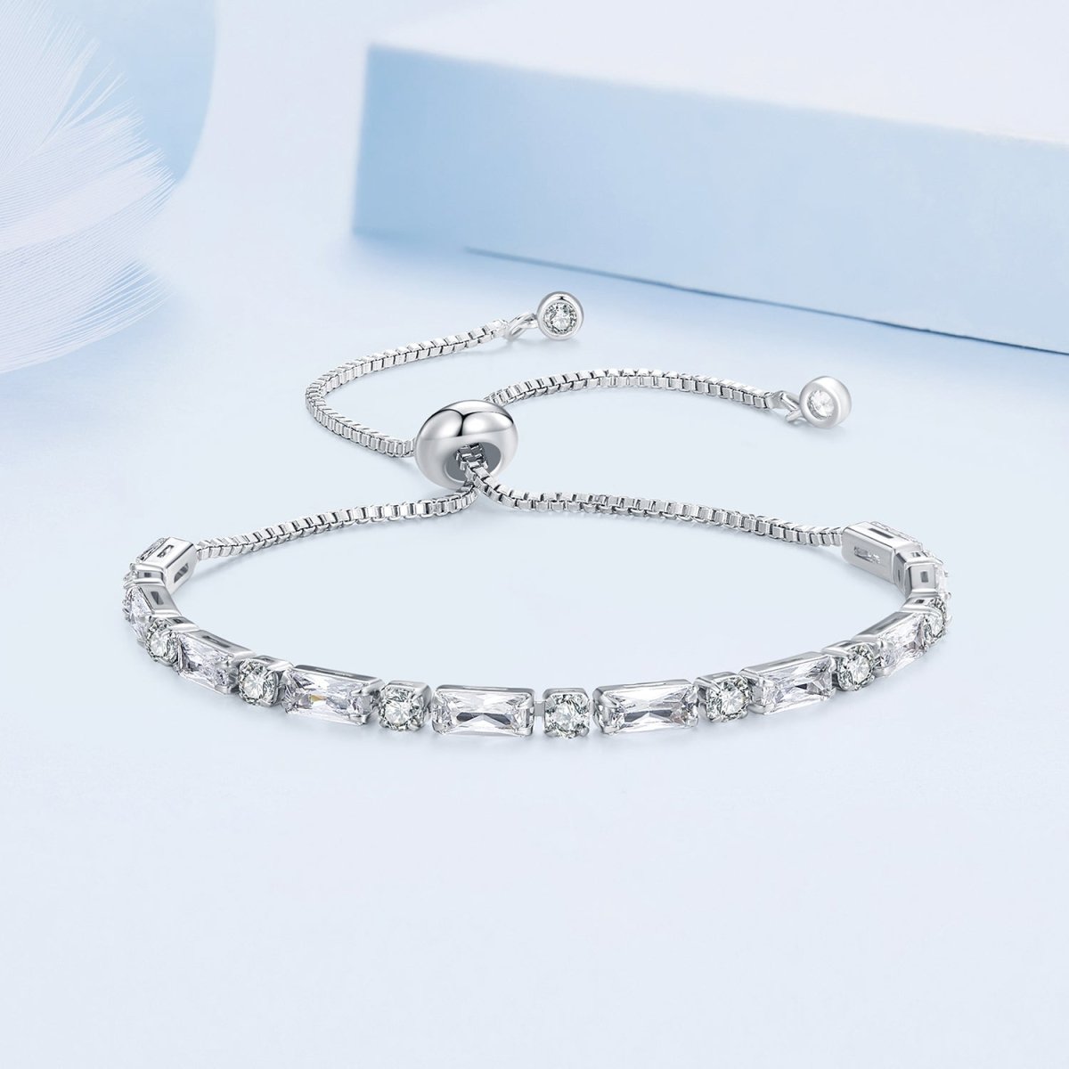 Bracelet Réglable en Cristal Taille Mixte