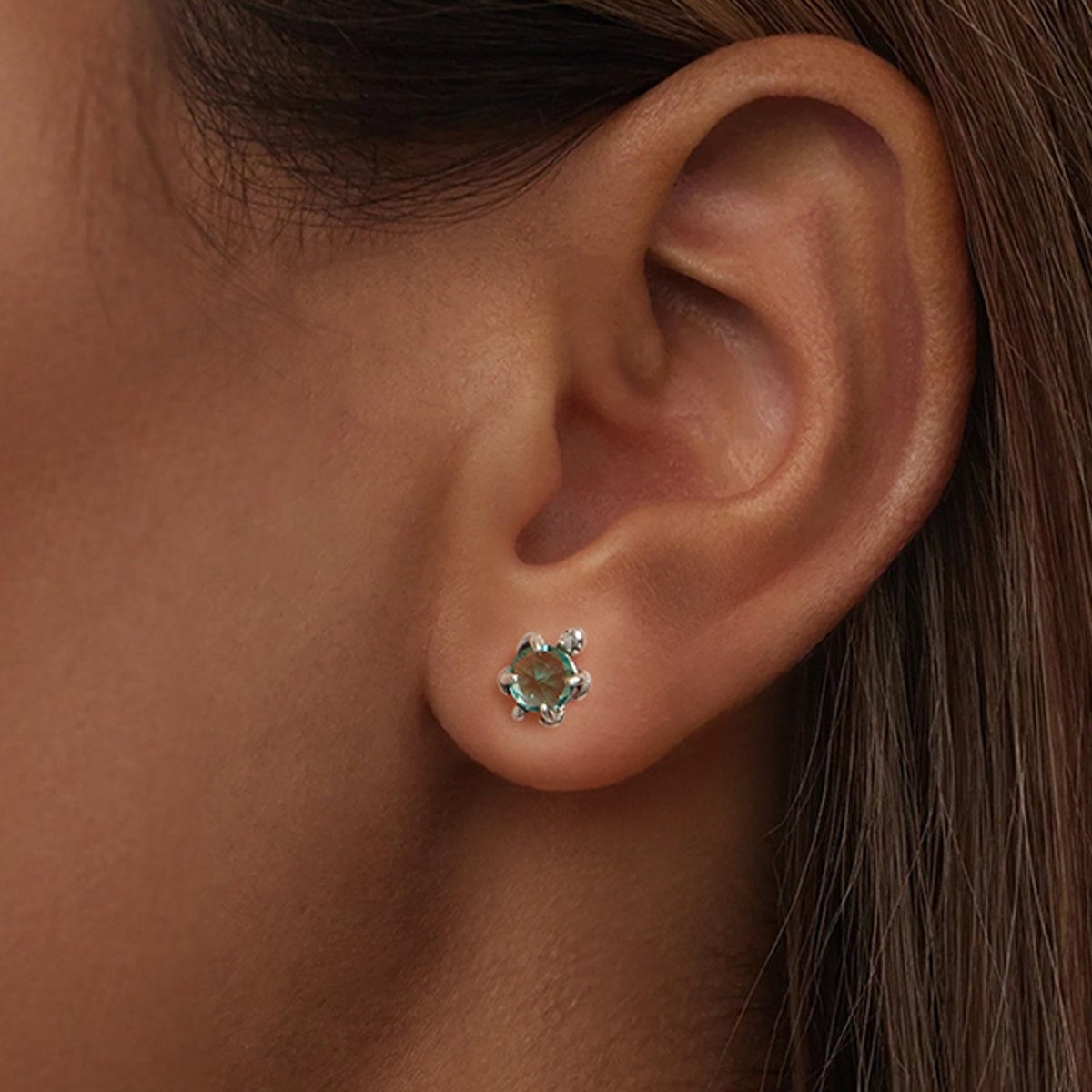 Puces d'Oreilles Tortue Marine Aqua