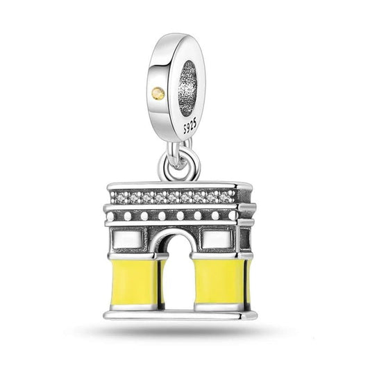 Charm Pendant Arc de Triomphe Phosphorescent