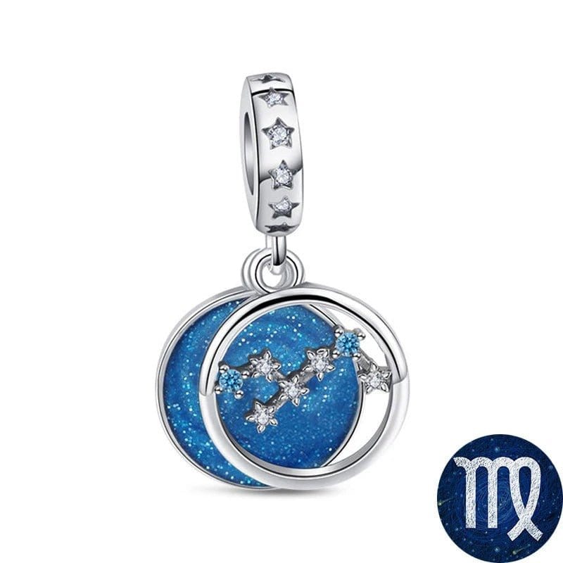 Charms Constellation Zodiaque Galaxie Bleue