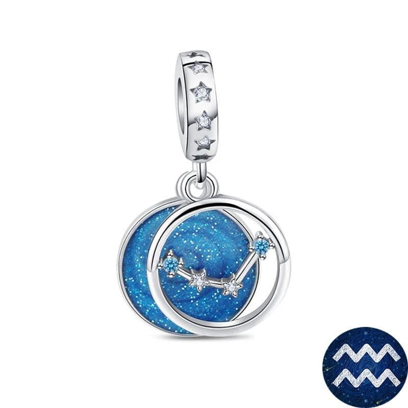Charms Constellation Zodiaque Galaxie Bleue