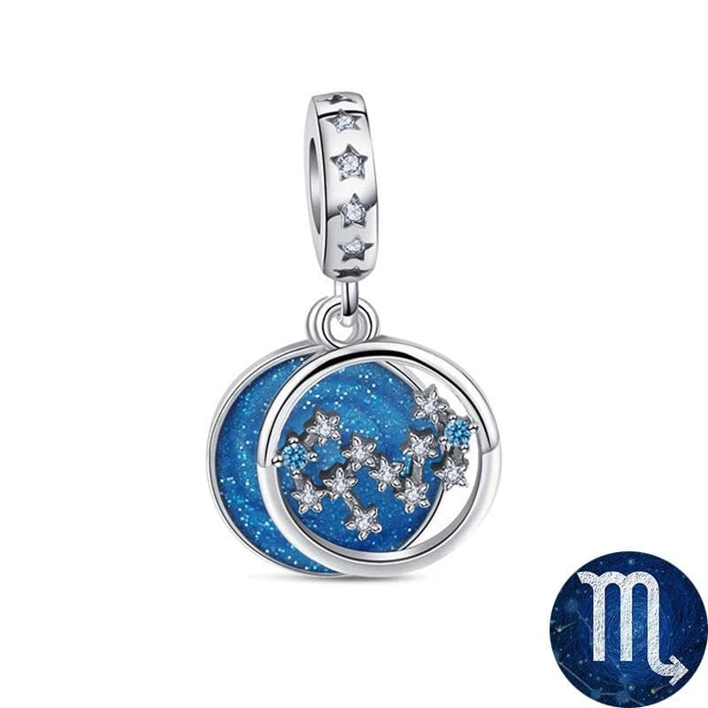 Charms Constellation Zodiaque Galaxie Bleue
