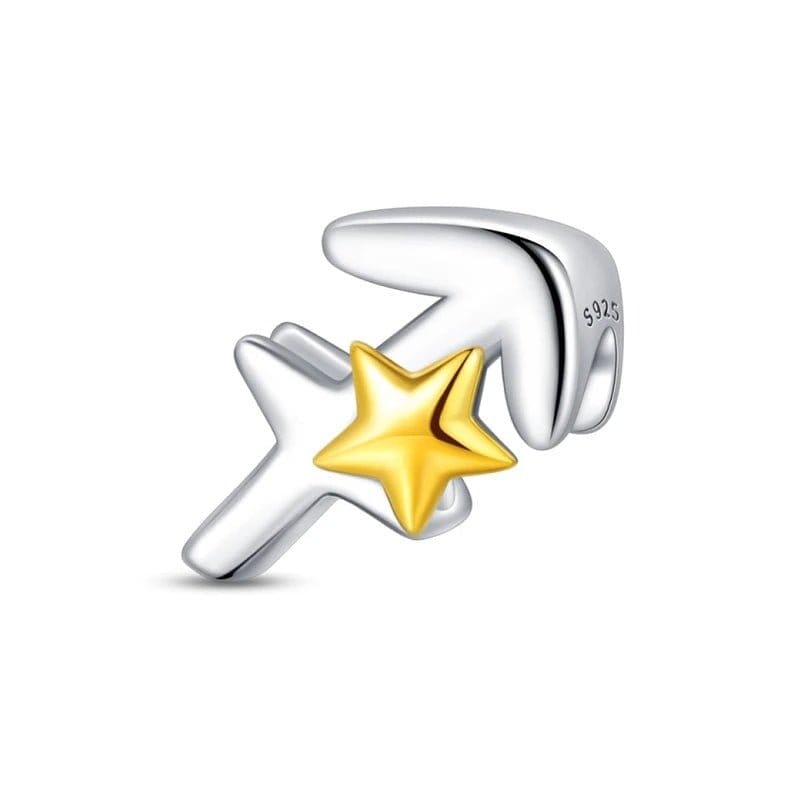 Charms Constellation Zodiaque Étoile Dorée