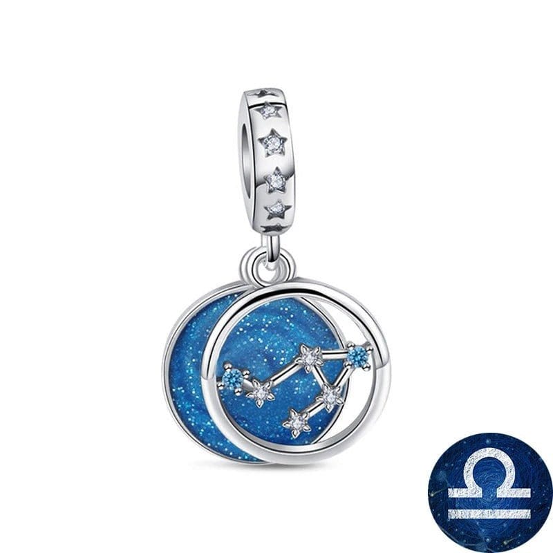 Charms Constellation Zodiaque Galaxie Bleue