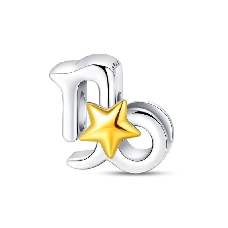 Charms Constellation Zodiaque Étoile Dorée