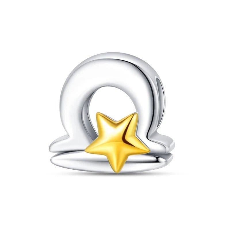 Charms Constellation Zodiaque Étoile Dorée