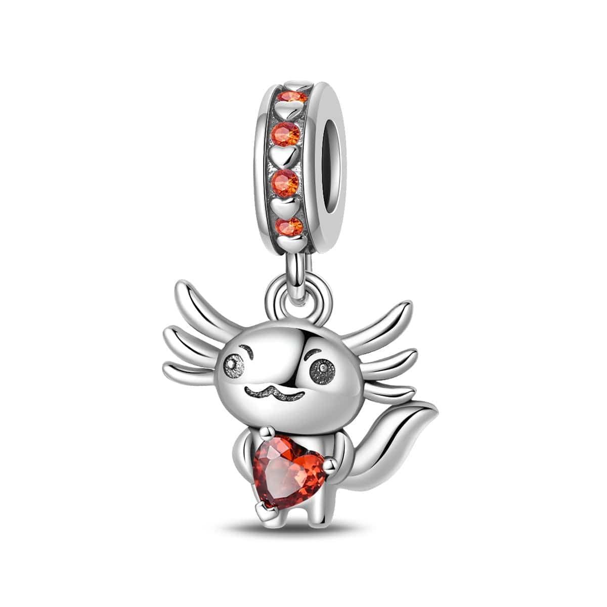 Charm Pendant Axolotl Love