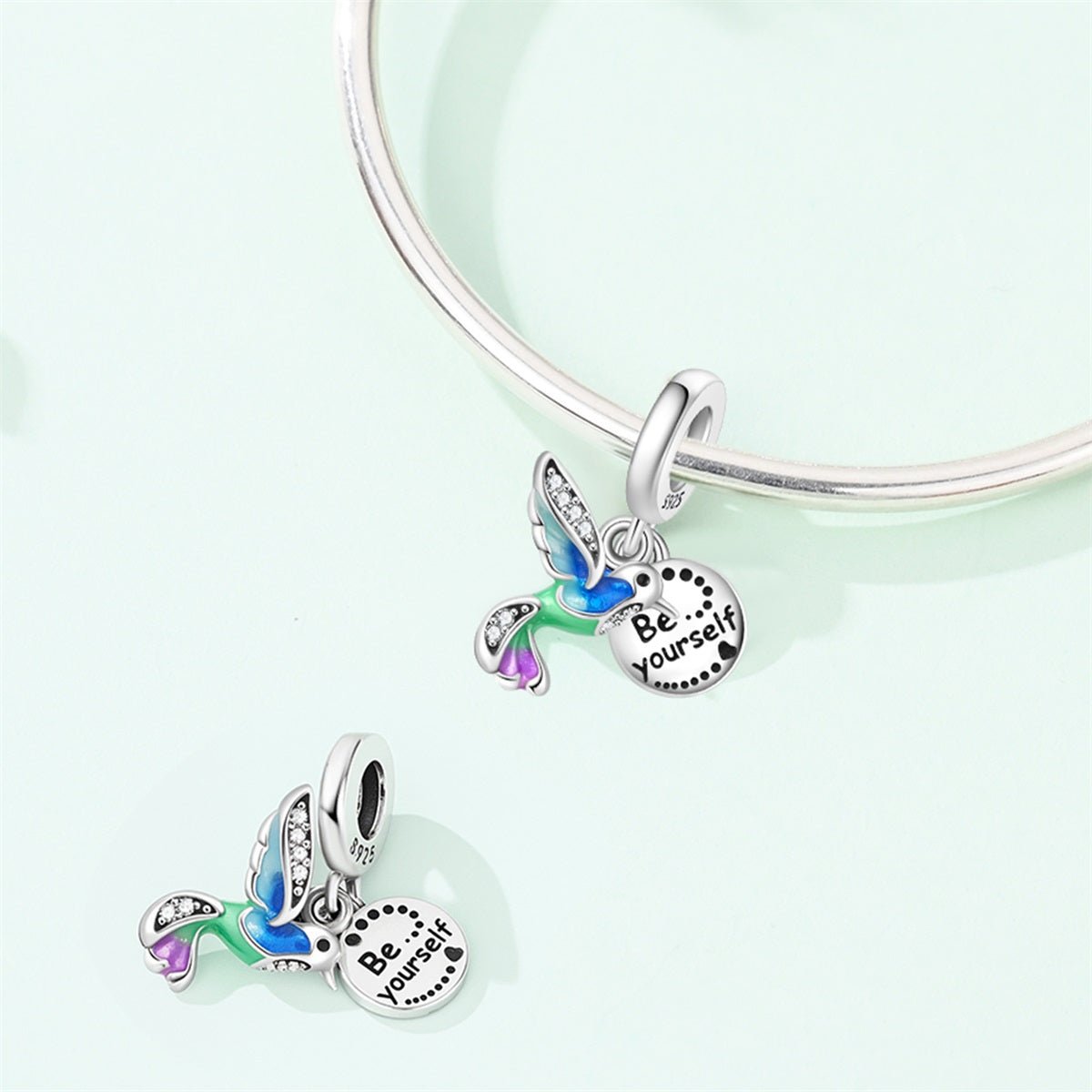 Charm Pendant Colibri « Be Yourself »