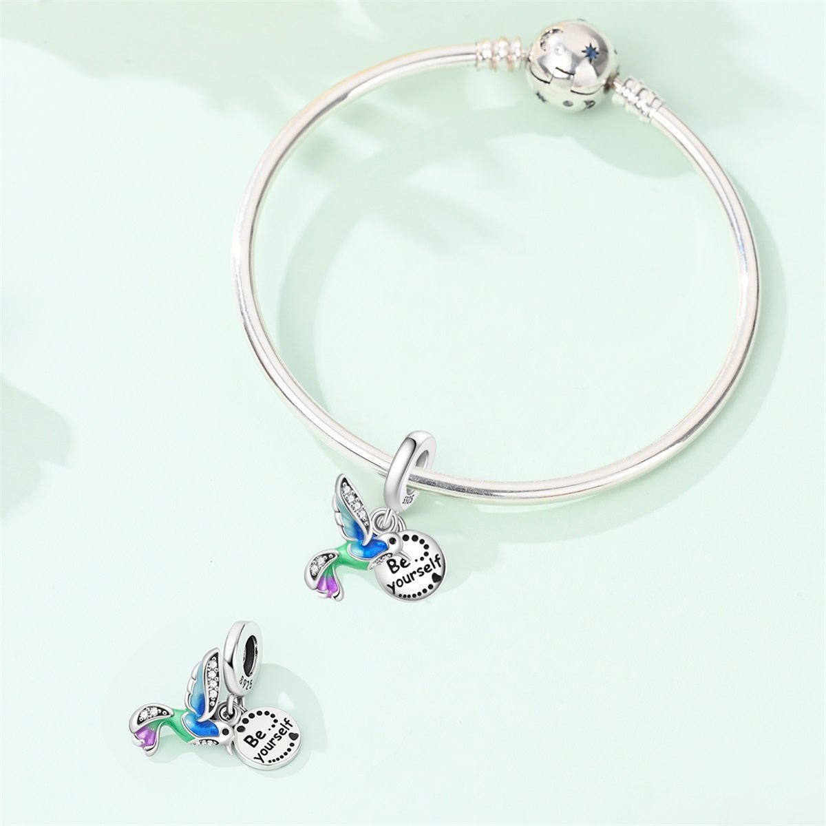 Charm Pendant Colibri « Be Yourself »