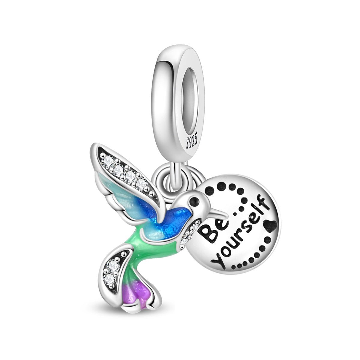 Charm Pendant Colibri « Be Yourself »