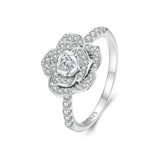 Bague Pétales de Rose Blooming Radiance