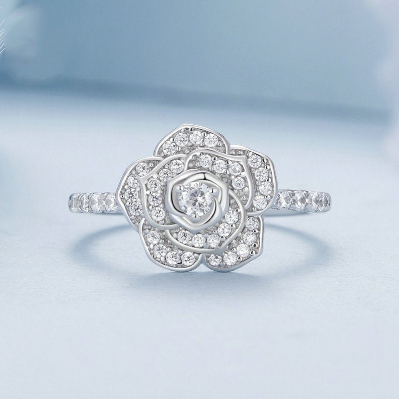 Bague Pétales de Rose Blooming Radiance